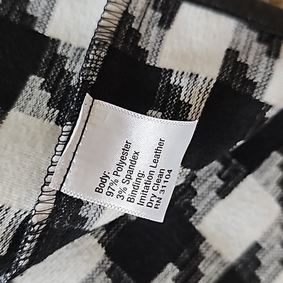 The Limited Houndstooth Open Jacket Duster Pockets Small 4 - Picture 4 of 6